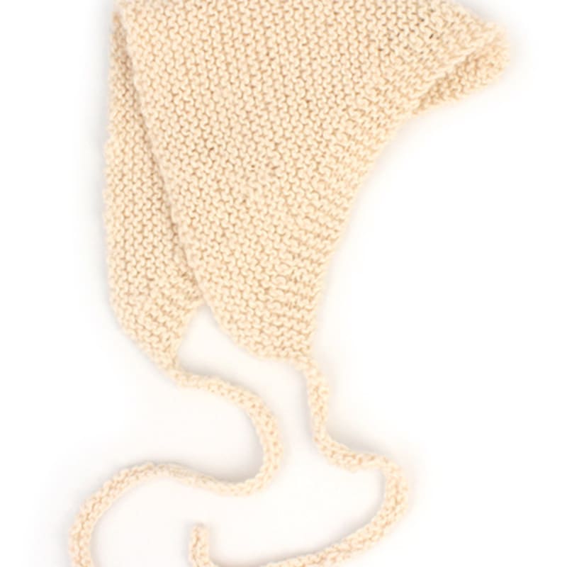 

Универсальная химия Грелка для ушей Слоновая кость Вязаная шапка-боне Шапка-боне FREE