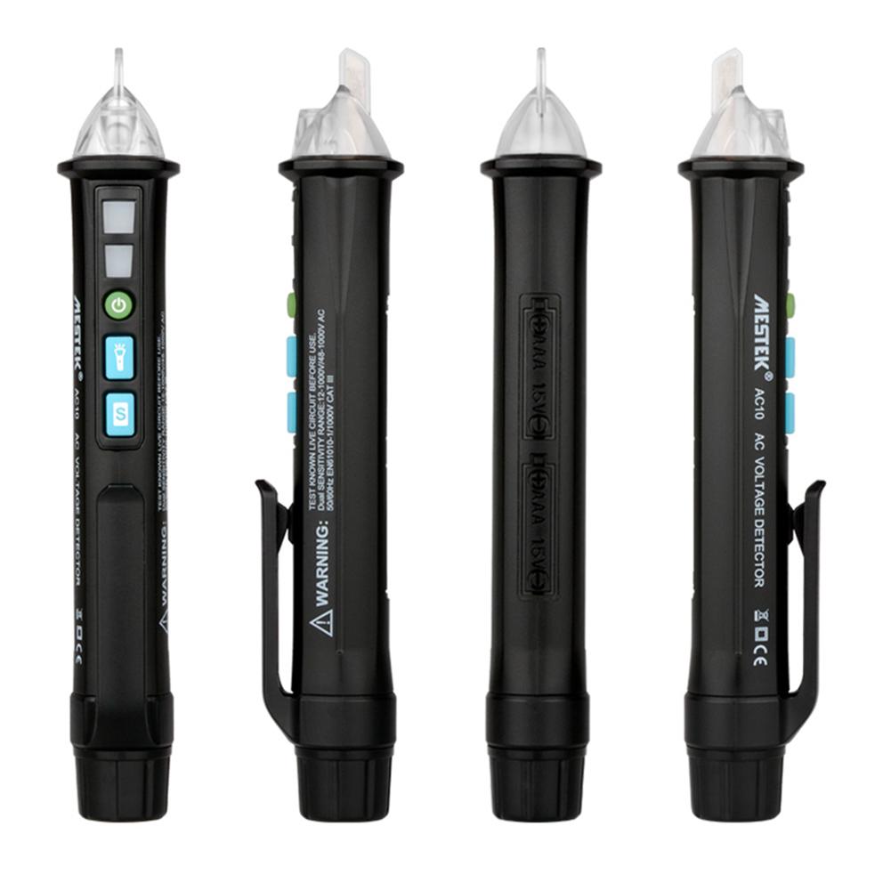 AC DC Tension D/étecteur NCV Testeur Sans Contact Stylo Volt M/ètre Capteur Crayon De Test /Électrique 90V /à 1000V Sensibilit/é Voltm/ètre