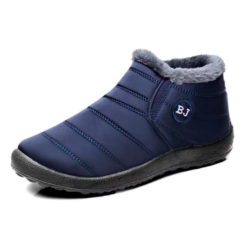 Cotton shoes women's 2025 new large size cotton boots piled thickened snow boots thermal casual shoes