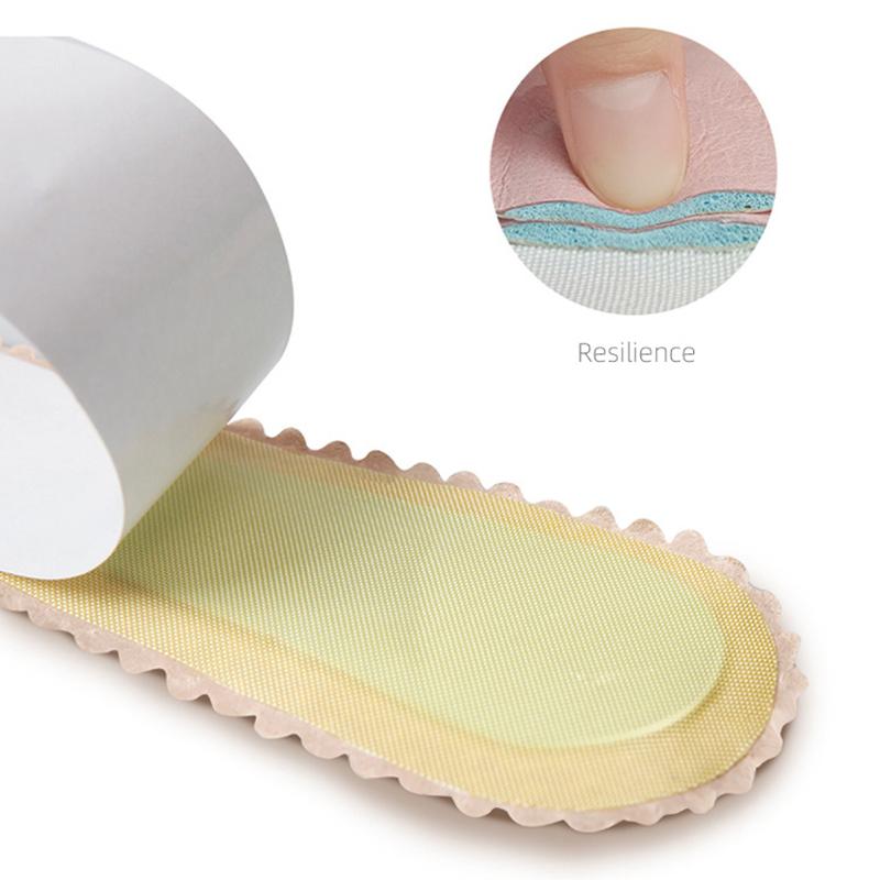 Women High-heel Shoes Insoles Anti-slip Paste Septum Cushion Insole  Washable Comfort Breathable Massage Sandals Shoe Pads