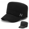Winter Thermal Hat Dad Grandpa Flat Top Hat Fleece Thickened Ear Protector Woolen Hat Riding Outdoor Hat