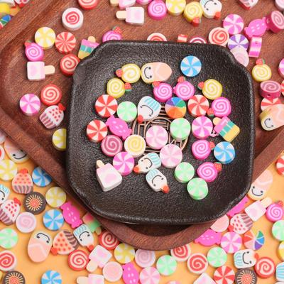 1000 Τεμ. Για Κατασκευή Κοσμημάτων Αξεσουάρ Κοσμημάτων Χαλαρές Χάντρες Χάντρες Spacer Πήλινες Χάντρες Χειροποίητες Στρογγυλές Χάντρες Πολύχρωμες Λουλούδι Αστέρι DIY Βραχιόλι Μαλαμή Κεραμική