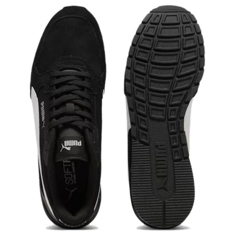 PUMA St Runner V4 Unisex Low Top Daily Casual Shoes Comfort Versatile Wear-resistant Black White 399665-01