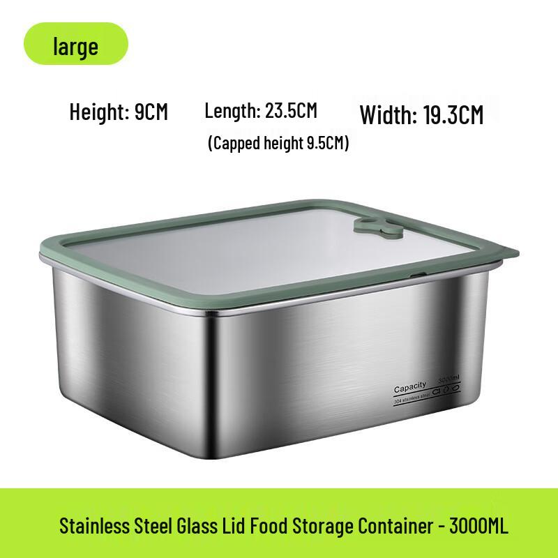Yuedis 304 Stainless Steel Food Storage Container