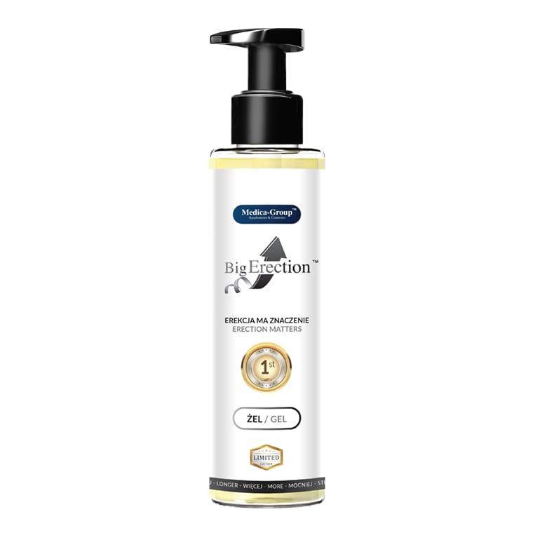 Gel BigErection – Pour des érections fortes et durables | 150 ml | Améliorer les performances sexuelles | Groupe Médica 