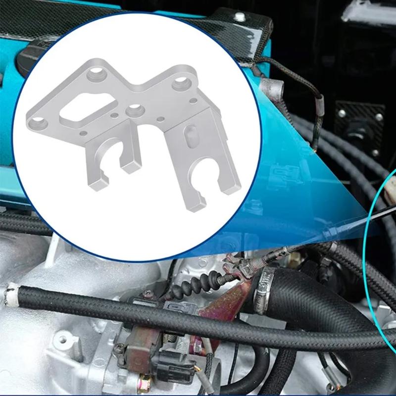 Aluminum Transmission Bracket for RSX‑S K20 K24 Car Transmission Shifter Cable Bracket Replacement Bracket