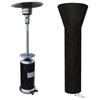Waterproof 210D Oxford Black Umbrella Heater Cover for Garden Patio Fan-Shaped