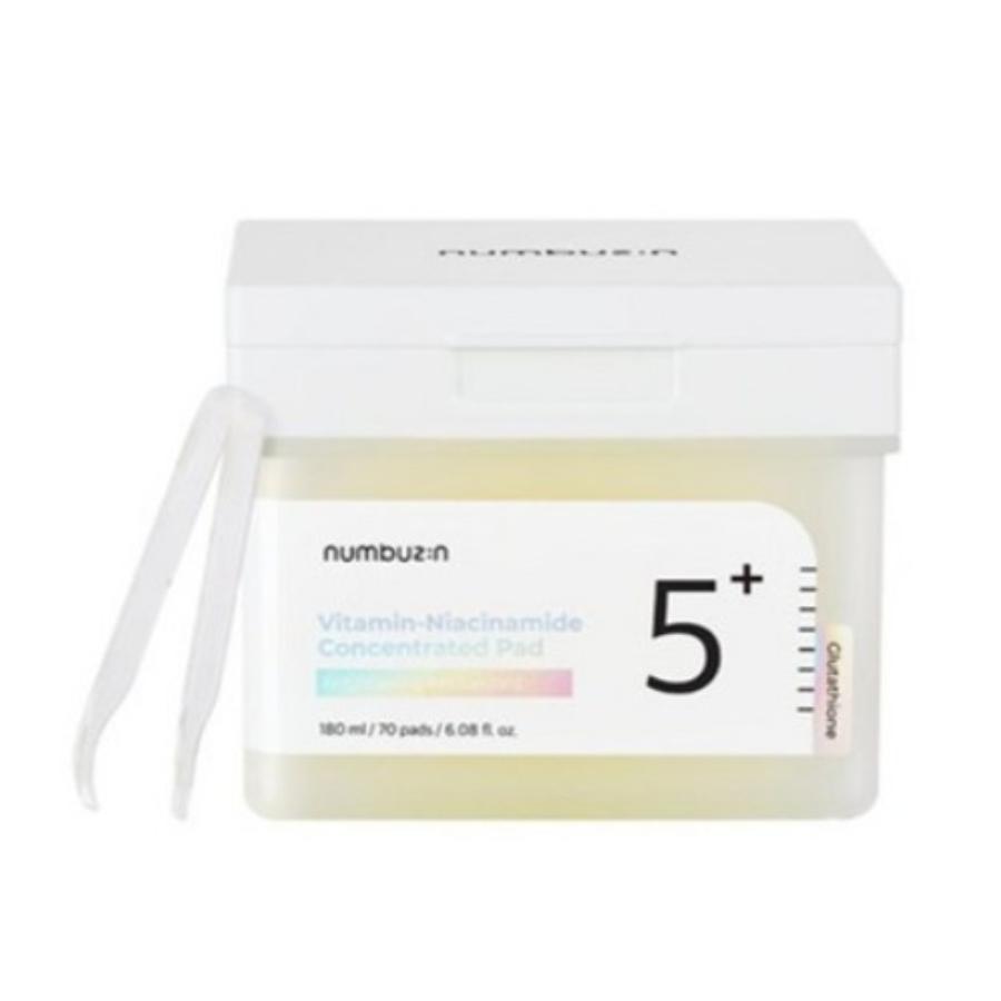 NUMBUZIN No.5+ Vitamin-Niacinamide Concentrated Toner Pad 70P