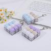9 Keys Mechanical Keyboard Keychain Cute Creative Stress Relief Toy Key Pendant Bag Hanging Decoration For Adults Kids Gift