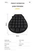 JFT All-Season Inflatable Shock-Absorbing Motorcycle Seat Cushion - Non-Slip, Breathable, Universal Design for Electric Vehicles