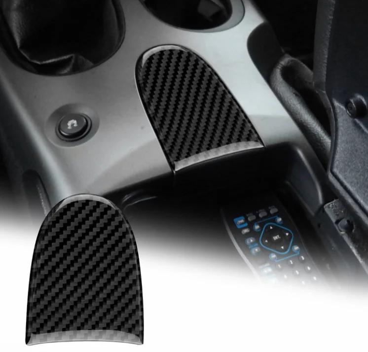Schaltpanel-Abdeckung Zierleiste für Chevrolet Corvette C6 2005-2007 Innenraumzubehör Carbonfaser-Stil