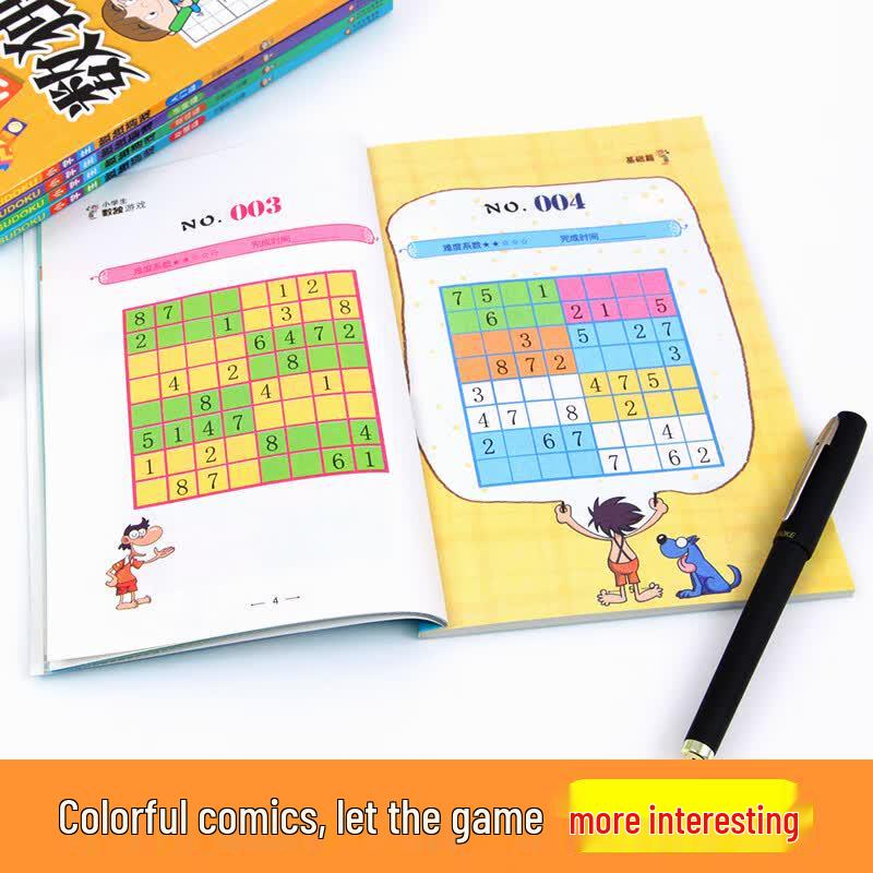 Elementary School Sudoku Game Set (4 Books)