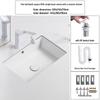 Aokewen 5034 Narrow Ceramic Undermount Sink
