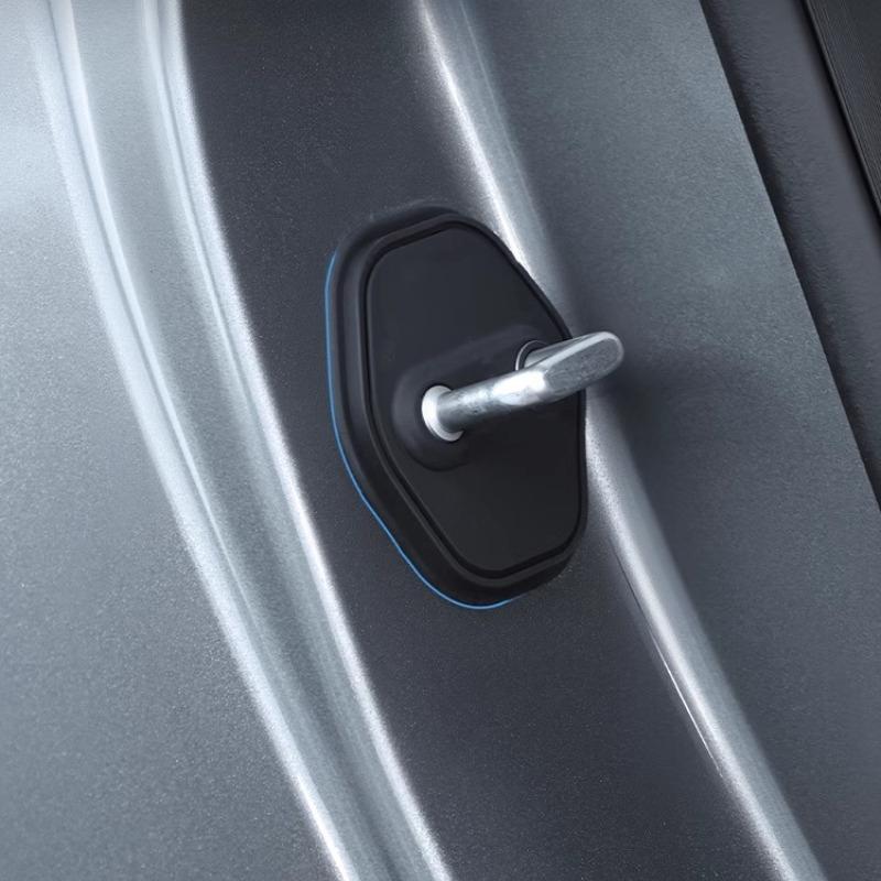 For Geely Galaxy A7 Door Lock Cover Silicone Pad Door Lock Protective Cover Interior Supplies Modification Accessories