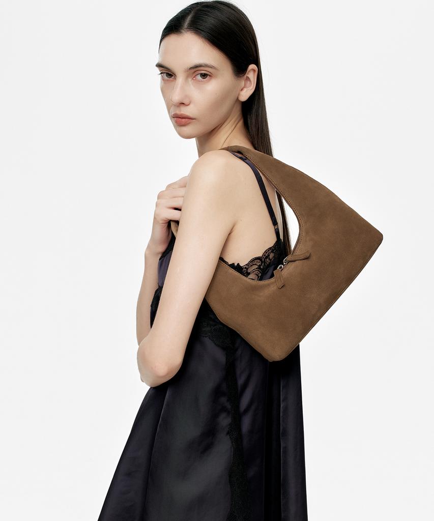 Margesherwood Hobo Shoulder_Cappuccino Suede