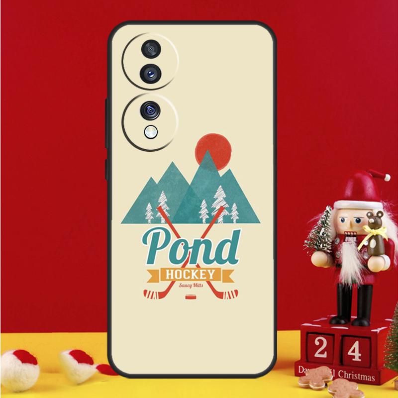 Pond Hockey Case For Honor Magic 5 6 7 8 Pro Honor 200 400 50 70 90 Lite X8b X8c X9a X9b X9c Win RT Cover