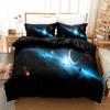 Wholesale AU,US Queen 228x228cm Duvet Cover Pillowcases Bedding Set Bedclothes Galaxy California King Bedding Sets Ropa De Cama