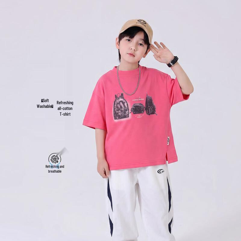 Boys Cotton Short Sleeve T-Shirt 140