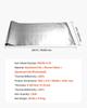 Double Reflective Insulation Roll, Perforated Woven Fabric Radiant Barrier, 0.15mm 76.2m x 1.22m, Double-Sided Aluminum Foil Heat Reflective Shield,