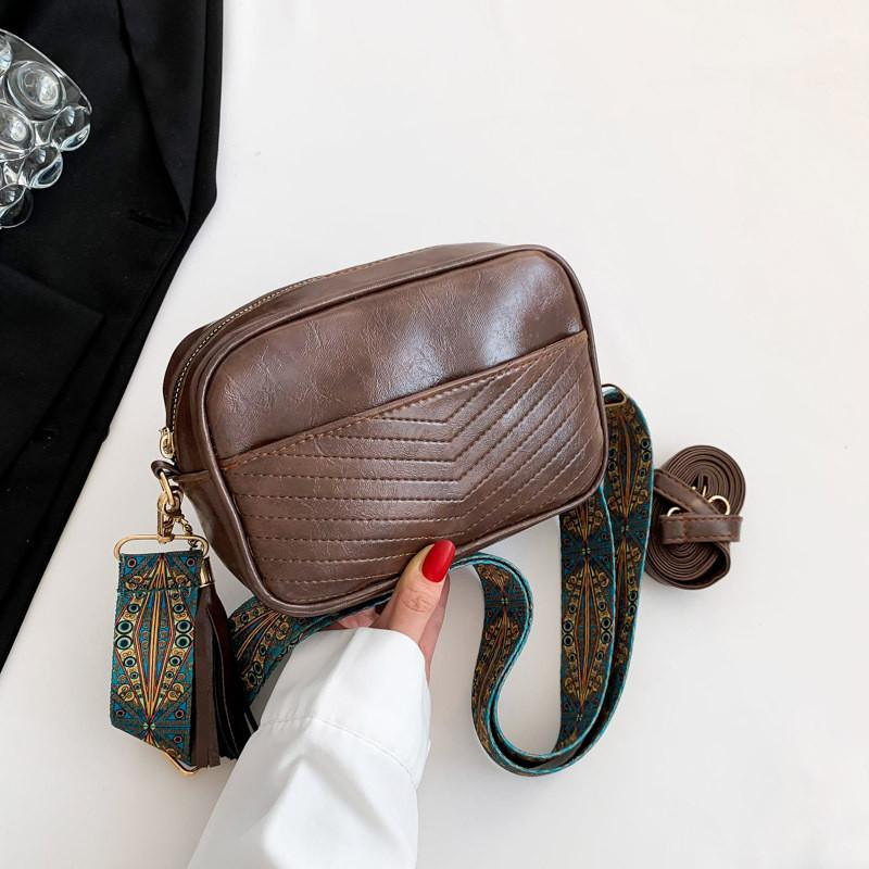 Stylish Small Square Bag For Women Chic Simple Shoulder Crossbody Handbag