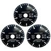 3Pcs Diamond Cutting Discs 22mm Aperture Diamond Blades 1.3mm Thickness for Metal Steel Concrete Stone Tile Porcelain
