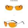 Women's sunglasses, men's and women's fashion frameless sunglasses