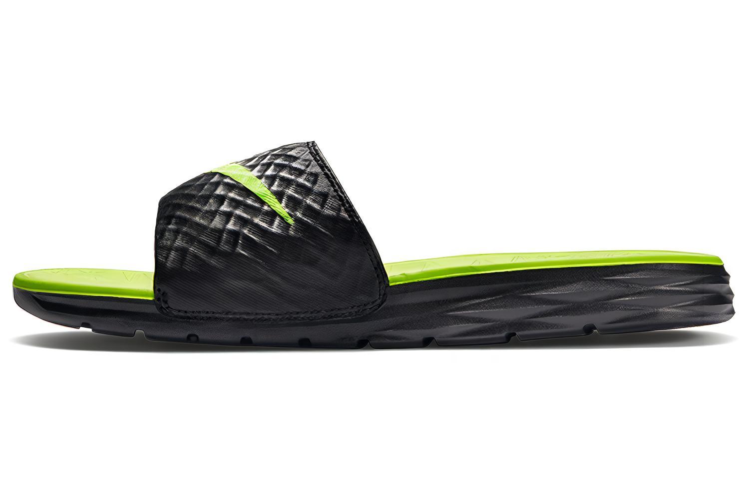 Nike Benassi Solarsoft Black/Volt 705474-070 44