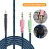 Durable Replacement UNP PC Cable for Sennheise Game One GSP350 GSP500 GSP600 GSP670 Gaming Headphones Long Lasting