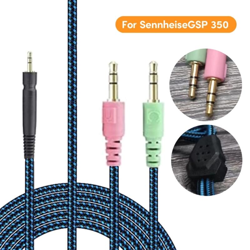 Durable Replacement UNP PC Cable for Sennheise Game One GSP350 GSP500 GSP600 GSP670 Gaming Headphones Long Lasting