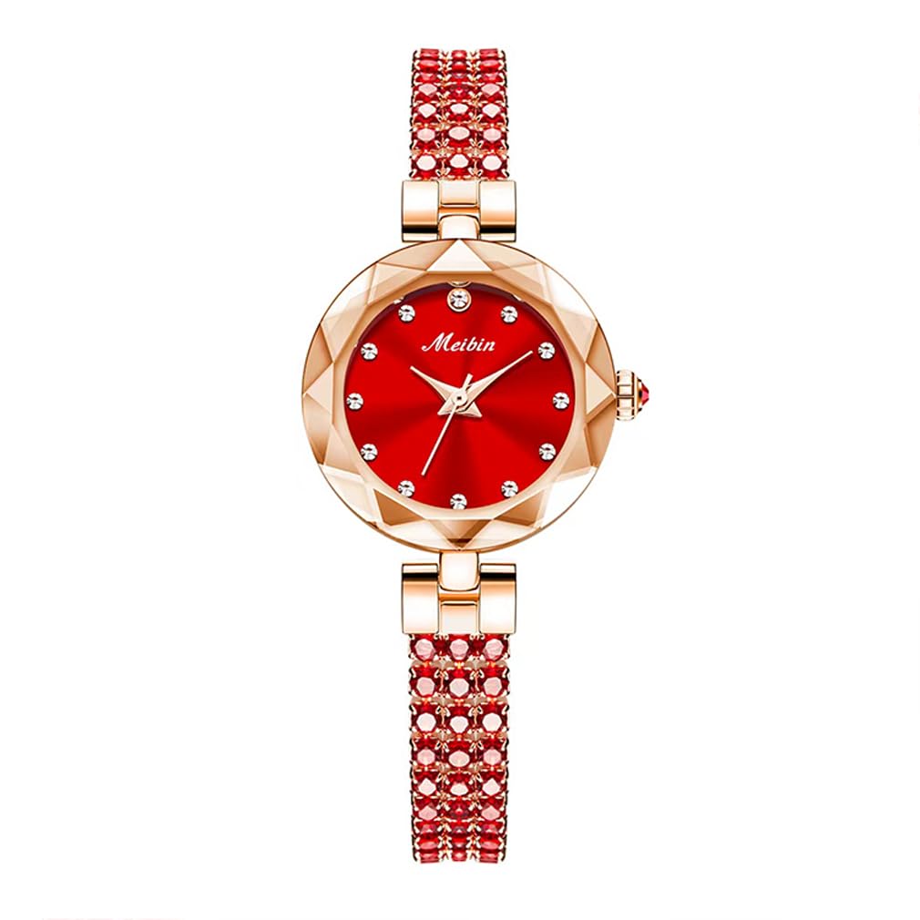 This Waterproof Crystal Bracelet Watch Features a Quartz Movement and Is Perfect As a a Luxury Bangle and Small Watch In Stylish, Women's Simple,