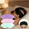 3D Sleeping Eye Mask Soft Skin-Friendly Breathable Light Blocking Eye Cover Travel Rest Lunch Break Blockout Light Eyeshade