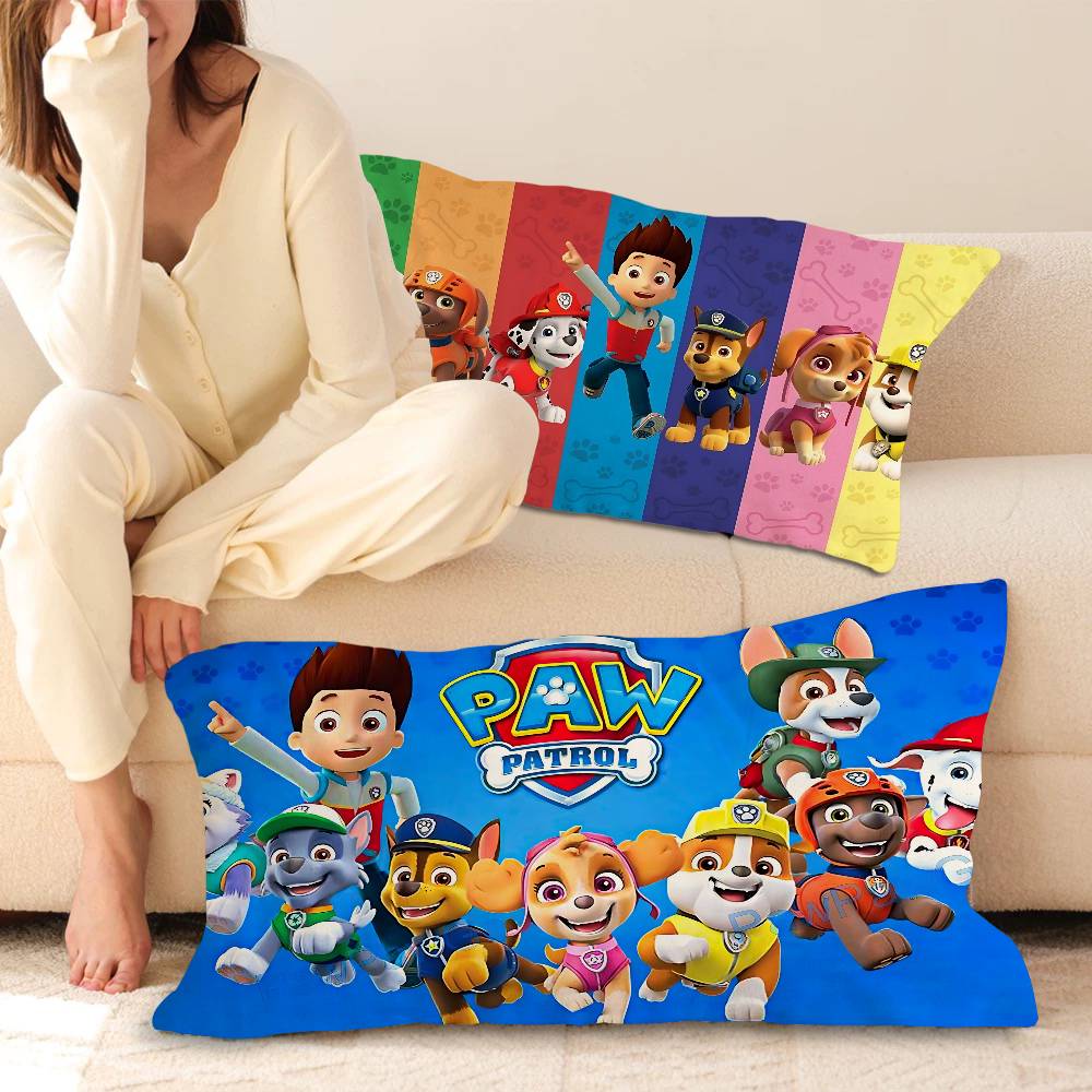 Popular Children Animation P-Paw Quick-Dry Polyester Pillow Towel Pillowcase Sweat-Absorbent & Breathable For Daily Use