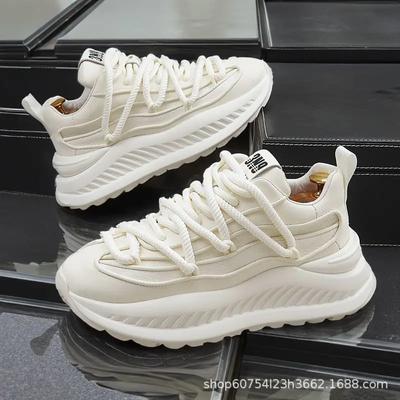 New Special Offer Men's Shoes Thick Soled Height Increasing Casual Shoes Breathable Soft Soled Comfortable Running Sports Shoes