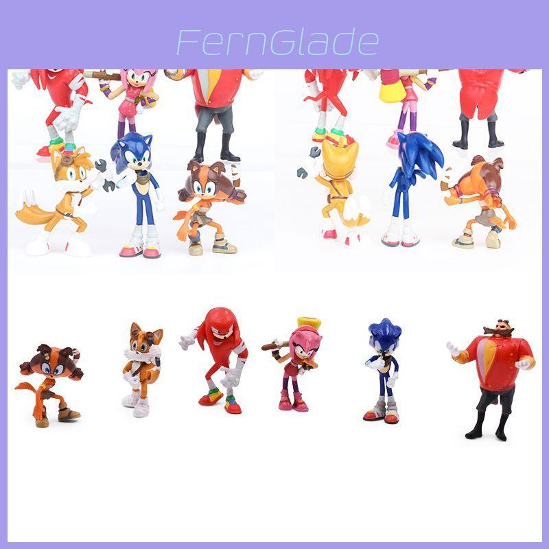 Sonic The Hedgehog Figures Pvc Collectible Ornaments For Kids And Fans