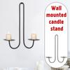 Candlestick Iron Art Living Room Home Wall-mounted Candle Placement Candlestick
