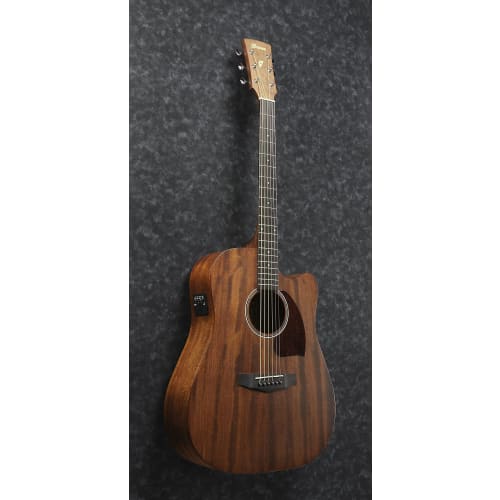 Ibanez Performance Series Dreadnought Acoustic-Electric Guitar, Open-Pore Natural, PF12MHCE-OPN