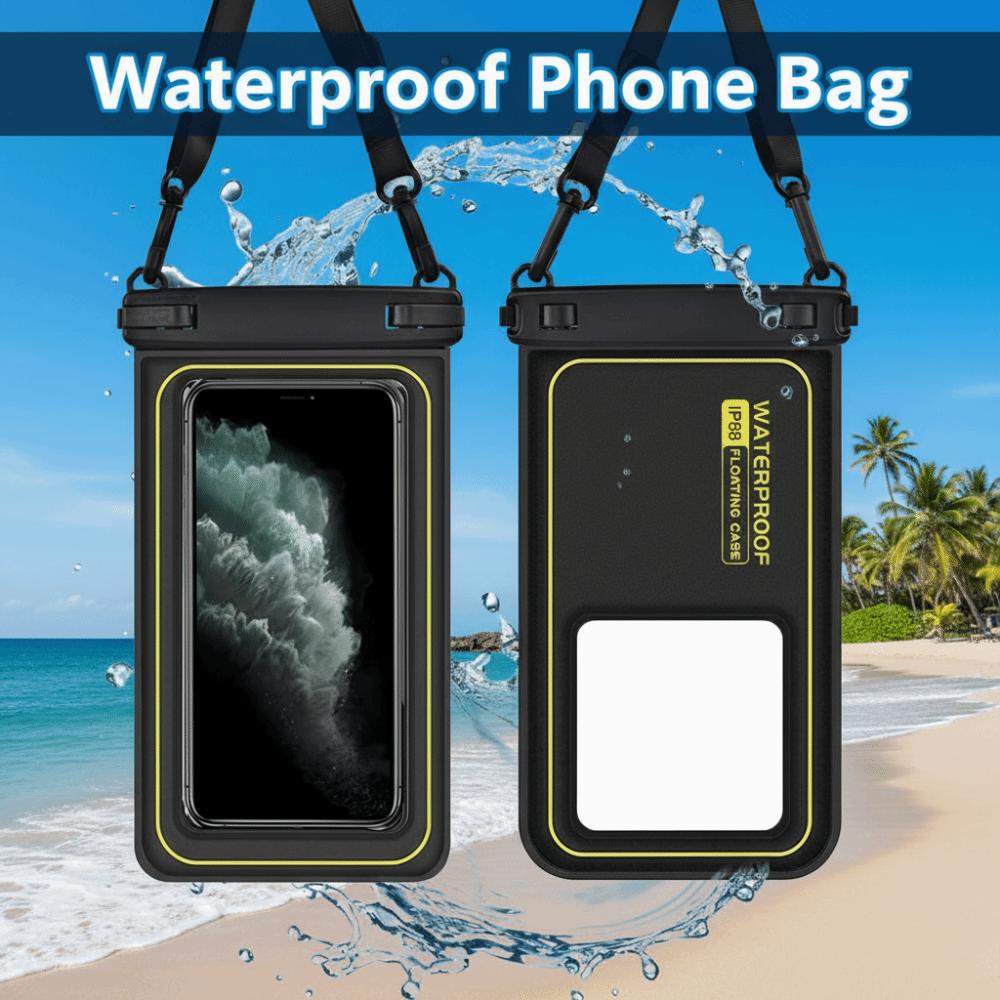Touch Screen Waterproof Phone Bag PVC Transparent Mobile Phone Waterproof Bag Rainproof Universal Waterproof Phone Storage Pouch