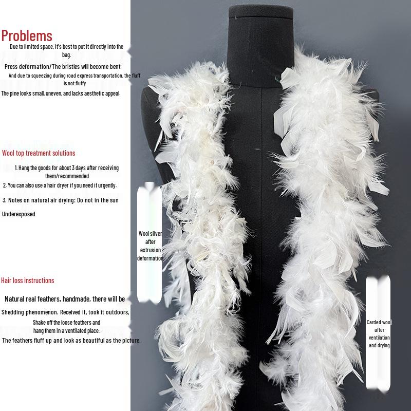 White Feathers for DIY Handmade Clothing & Jewelry Accessories