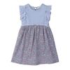 MIX-MEDIA RUFFLE DRESS MULTI - COL