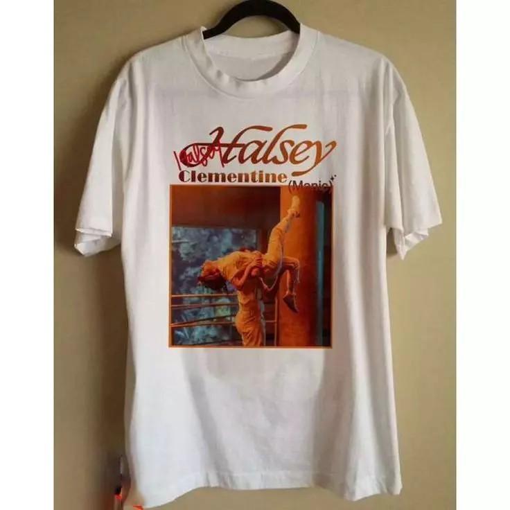 Halsey Clementine T-Shirt Tee Tee Unisex Cotton Tour S-5XL HS108 Unisex T-Shirt S