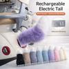 High Quality Fluffy Remote Control Electric Bicycle Tail Rechargeable Versatile Car Wagging Moving Tail Realistic Self-adhesive
