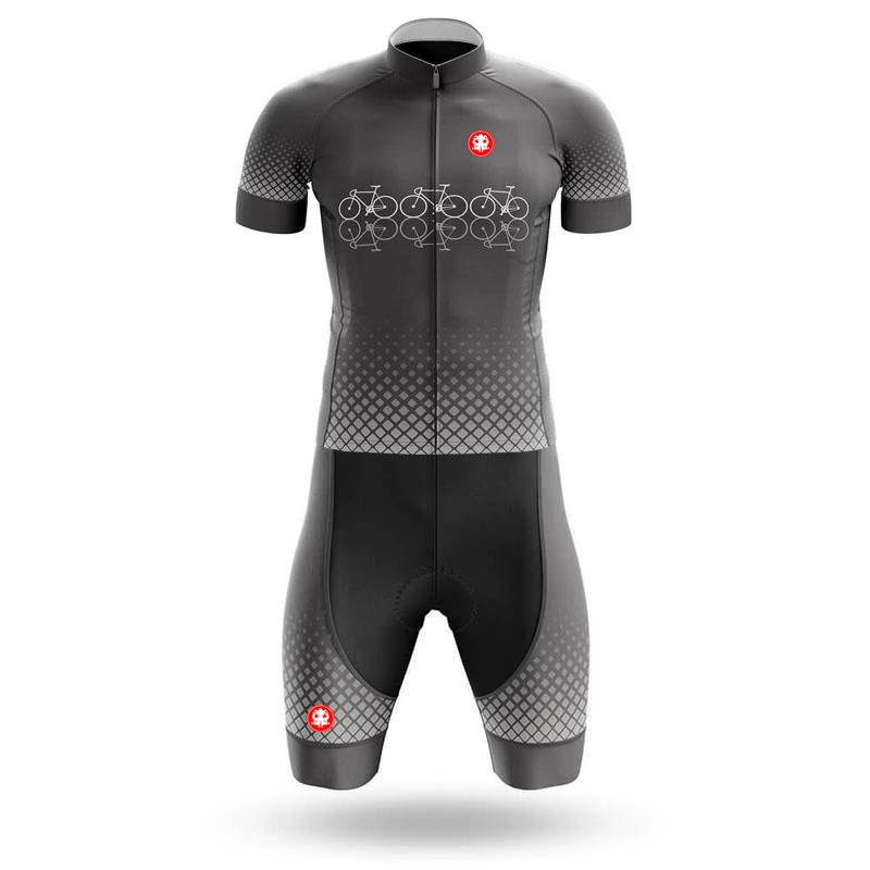 Triathlon Skinsuit Träger Radsport Herren Radtrikot Sommer Atmungsaktiv Radanzug Set 2026