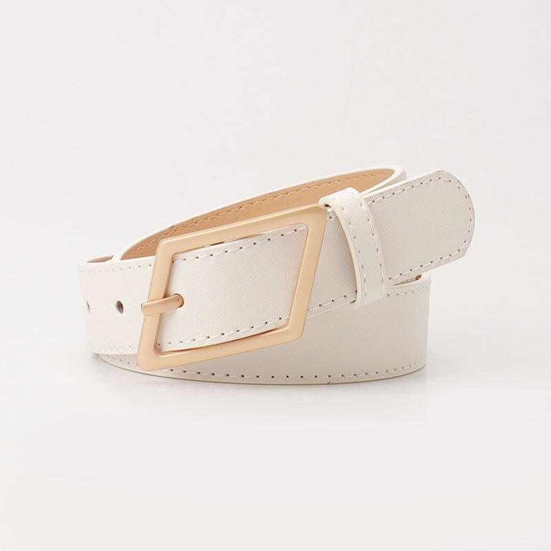 Belt Women'S Personality Alloy Pin Buckle Women'S Belt Simple Premium Belt