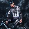 Mens Cycling Jersey Shorts Set Long Sleeve Bike Apparel Mountain Road Biking