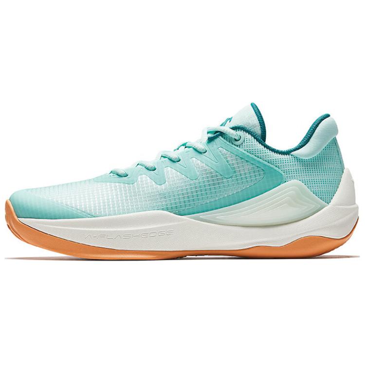 Anta Jianshan 2.5 Comfortable Trendy Shock Absorbing Wear Resistant Breathable Low Top Basketball Shoes Men Sneaker Ice-Blue 112521604-2