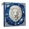 Faux Pearl Painting Crafts DIY Kit, 12 Constellation Rhinestone Art Set for Handmade Kit Adults Beginners, Wooden Frame Fake Wall Decoration Beginners