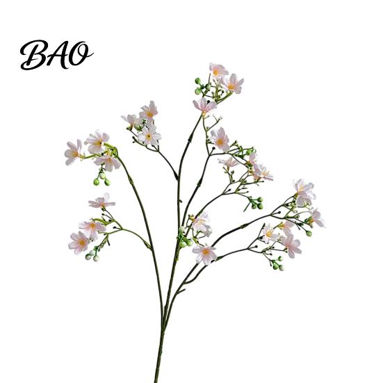 Spring Floral Decoration Artificial Flowers, with Flexible Stems Branch, Realistic Petals Long-Lasting Flowers Arrangement, for Home Wedding