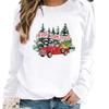 Women's Christmas Cartoon Printed Pullover Hoodie
