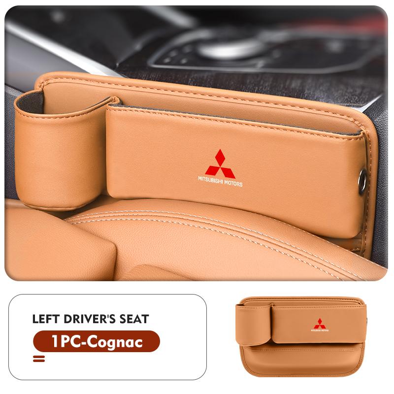 cxdjmy1 For Mitsubishi Car Seat Gap Water Cup Phone Keys Organizer Storage Holder Outlander Pajero Sport Lancer EX ASX L200 Eclipse