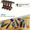 Wall-Mounted Metal Power Tool Storage Rack for Garage - Practical Organizer